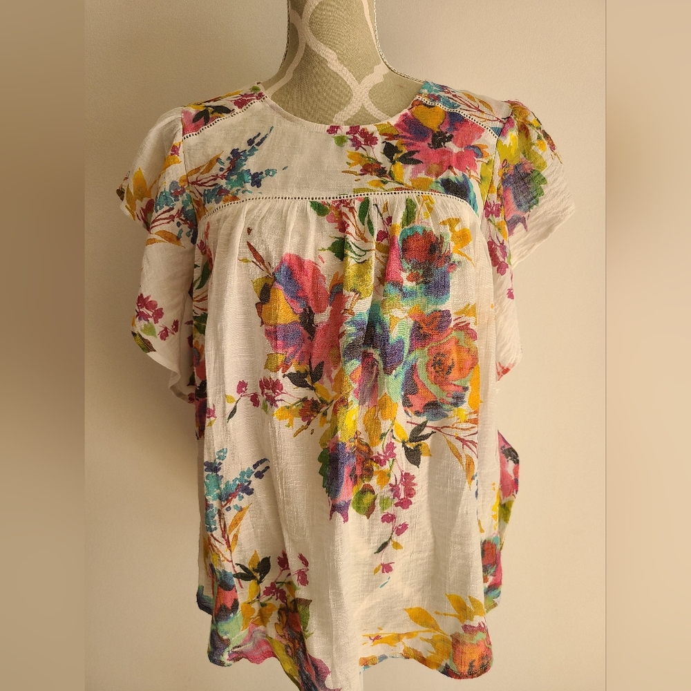 Spense Multicolor Floral Blouse